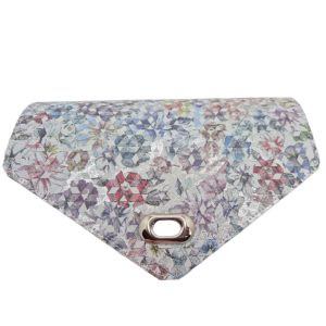Swapflap wit met geometrische bloemenprint